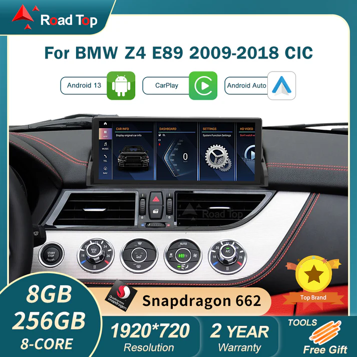 For BMW Z4 CIC 8+256G Android 13 Multimedia head unit